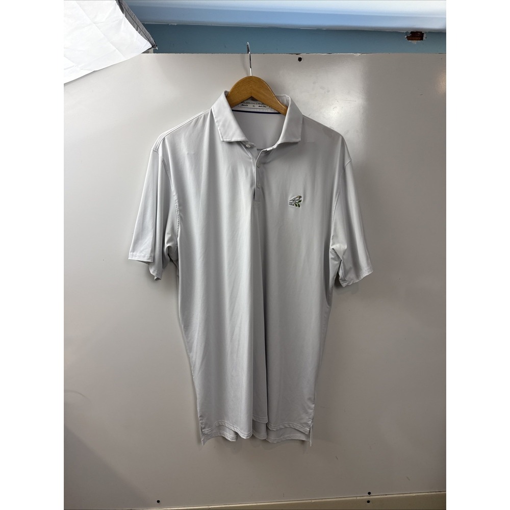 Holderness & Bourne Polo Shirt Mens XL TheAnderson White Pima Cotton Tailor Fit